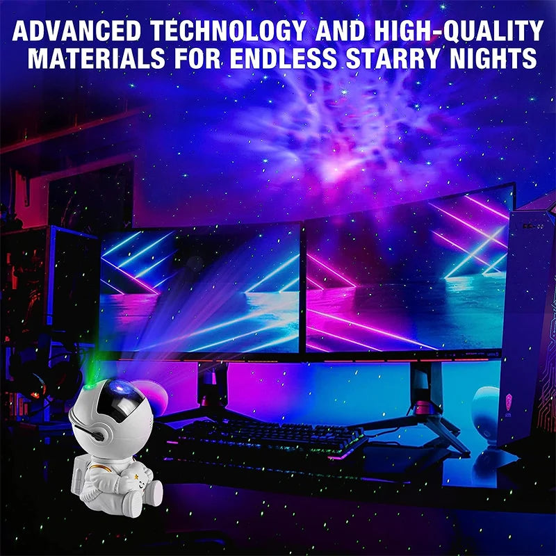 My Personal Planetarium: Astronaut Cosmic Projector - LED Night Light