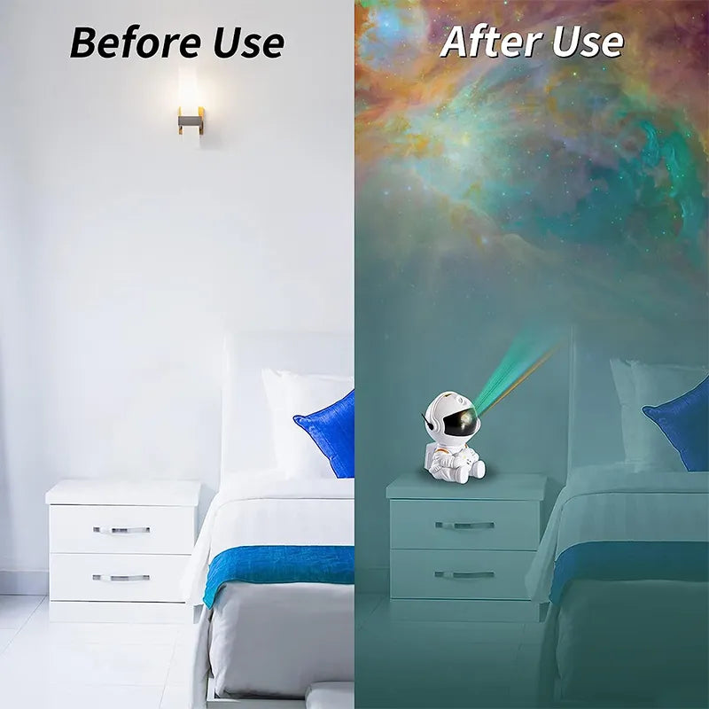 My Personal Planetarium: Astronaut Cosmic Projector - LED Night Light