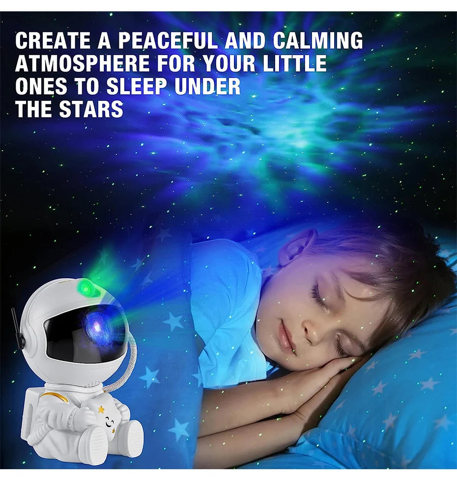 My Personal Planetarium: Astronaut Cosmic Projector - LED Night Light