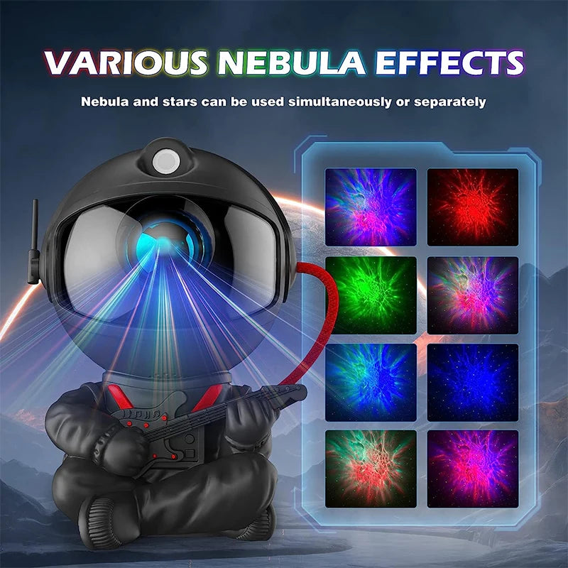My Personal Planetarium: Astronaut Cosmic Projector - LED Night Light